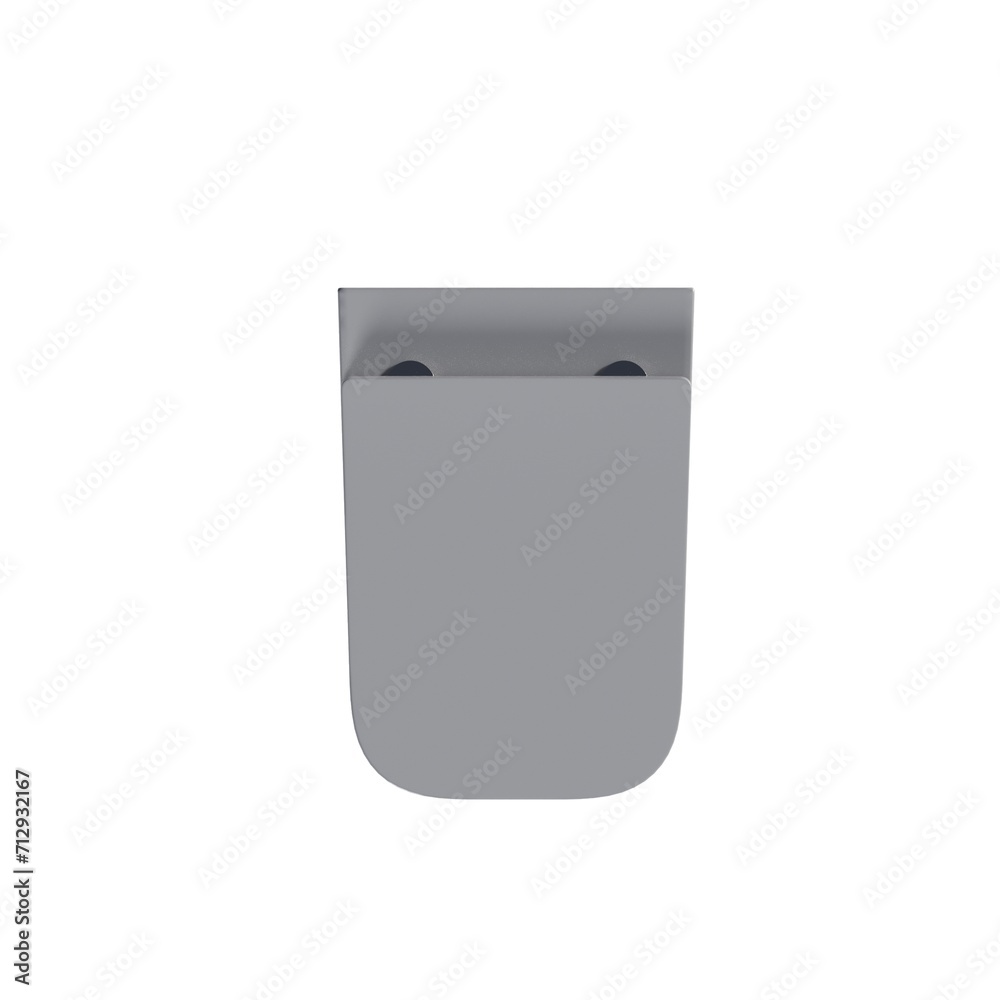Lavatory pan isolated on a white background, bidet, 3D illustration, and CG render Lavatory pan isolated on a white background, bidet, 3D illustration, and CG render