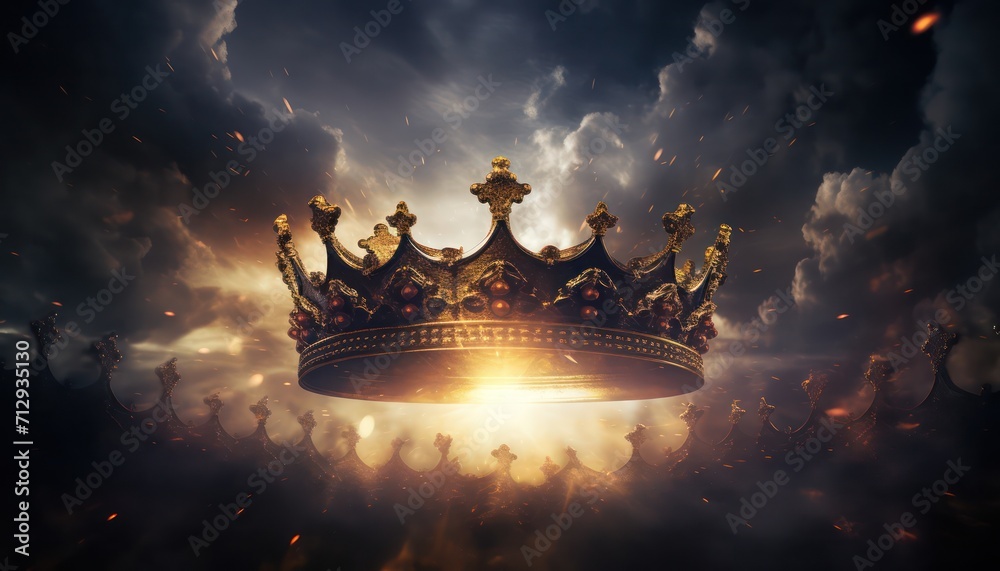 Beautiful crown background