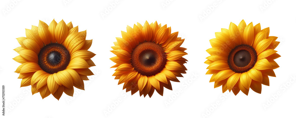 sunflower isolated on transparent background sunflower isolated on transparent background