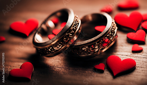 Valentines day background , romantic , hearts background