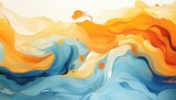 Elegant abstract illustration of flowing colors
