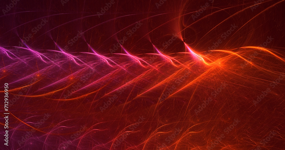 3D manual rendering abstract fractal light background 3D manual rendering abstract fractal light background