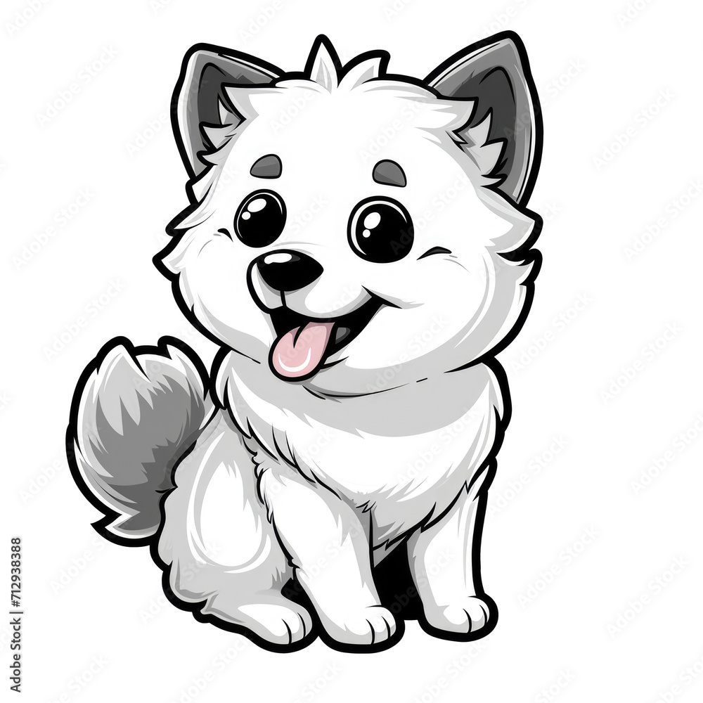 Cute dog, Sticker, Playful, on transparent background, png Cute dog, Sticker, Playful, on transparent background, png