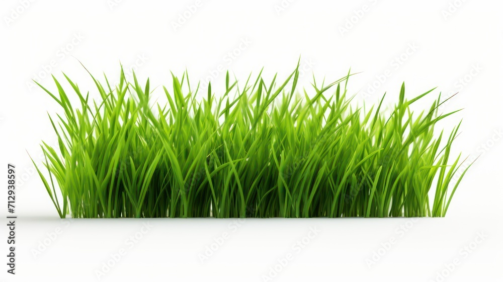 A green grass Fresh on a white isolated transparent background. A green grass Fresh on a white isolated transparent background.