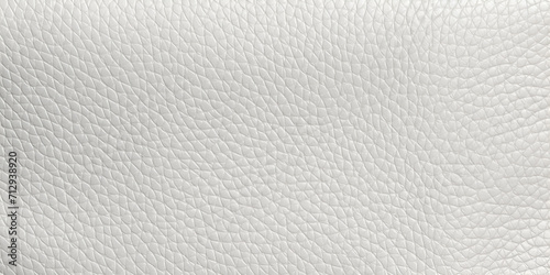 Simple White color leather texture background AI Generative 