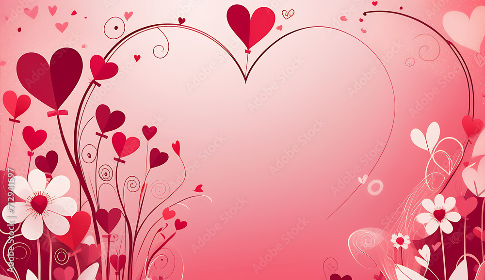 hearts wallpaper background, romantic abstract , beautiful love concept , hearts wallpaper background , heart background