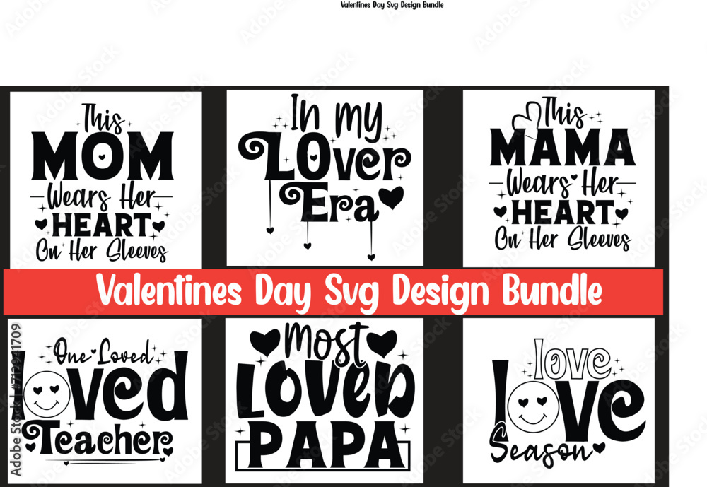 Valentines Day T-Shirt Design Bundle