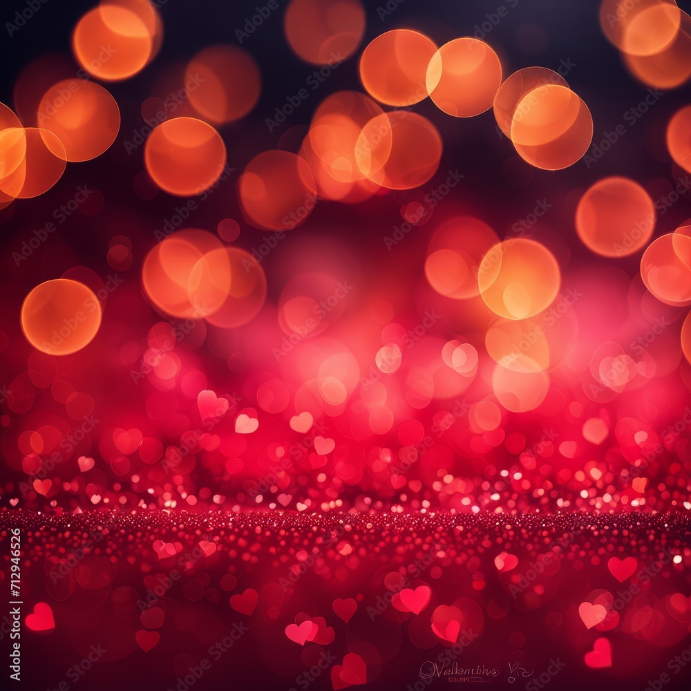 Red and Pink Abstract background with bokeh background Red and Pink Abstract background with bokeh background