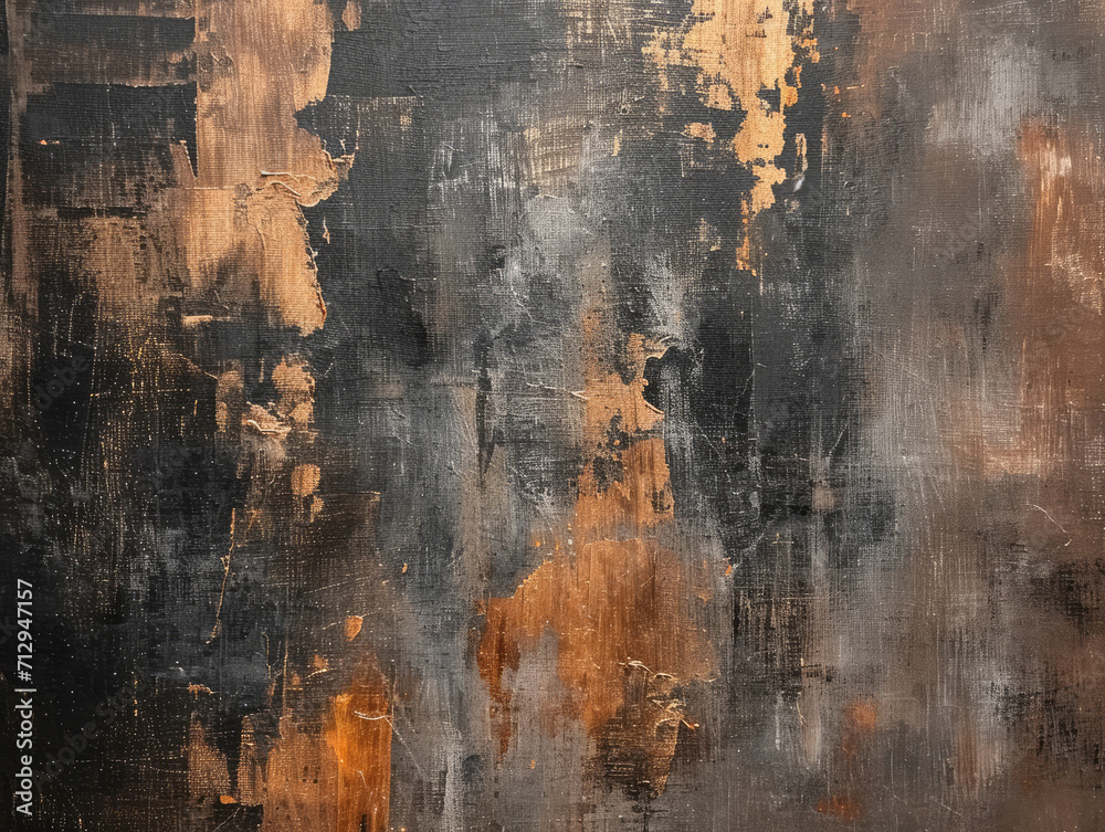 Abstract painting background texture with gray color, Ai Generate Image