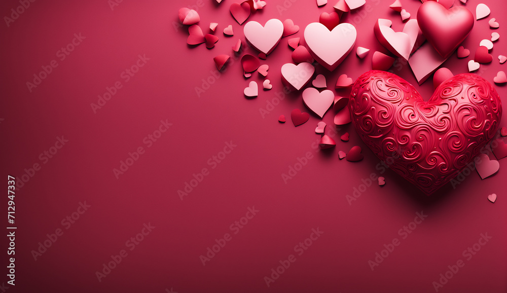 hearts wallpaper background, romantic abstract , beautiful love concept , hearts wallpaper background , heart background