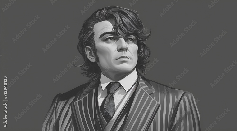 A simple yet stylish line drawing of a man wearing a suit and tie, symbolizing a formal and polished look. A simple yet stylish line drawing of a man wearing a suit and tie, symbolizing a formal and polished look.