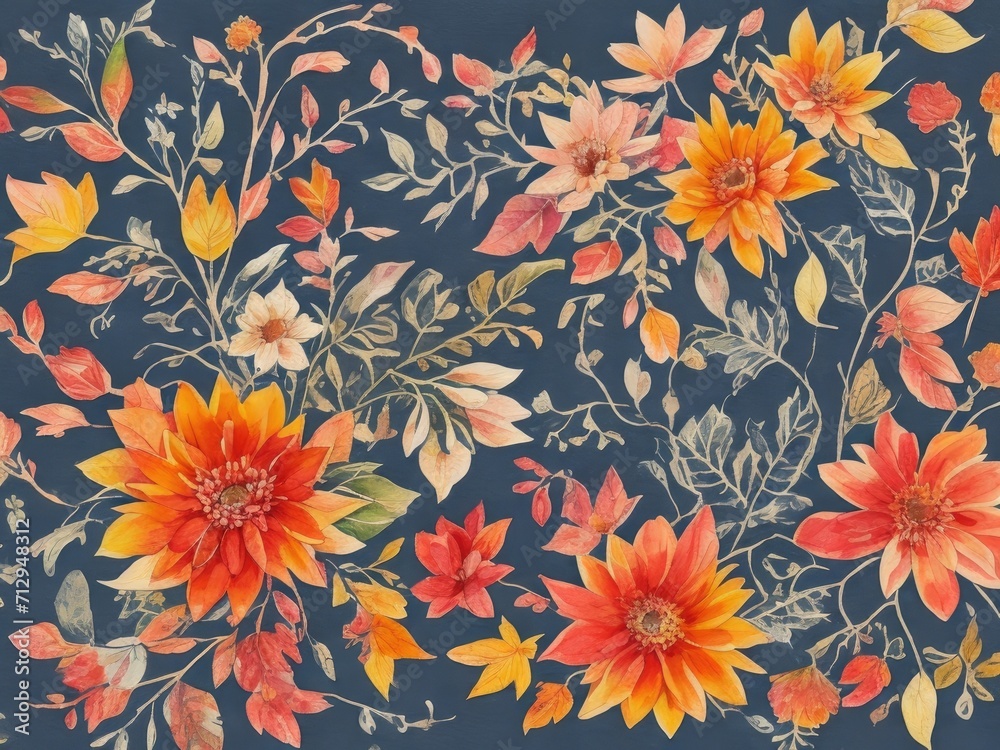 seamless floral pattern seamless floral pattern