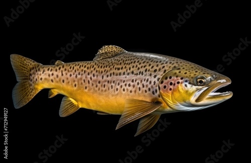 Salmo trutta fario aquarium brown trout photo