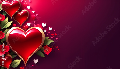 hearts wallpaper background  romantic abstract wallpaper   beautiful love wallpaper background