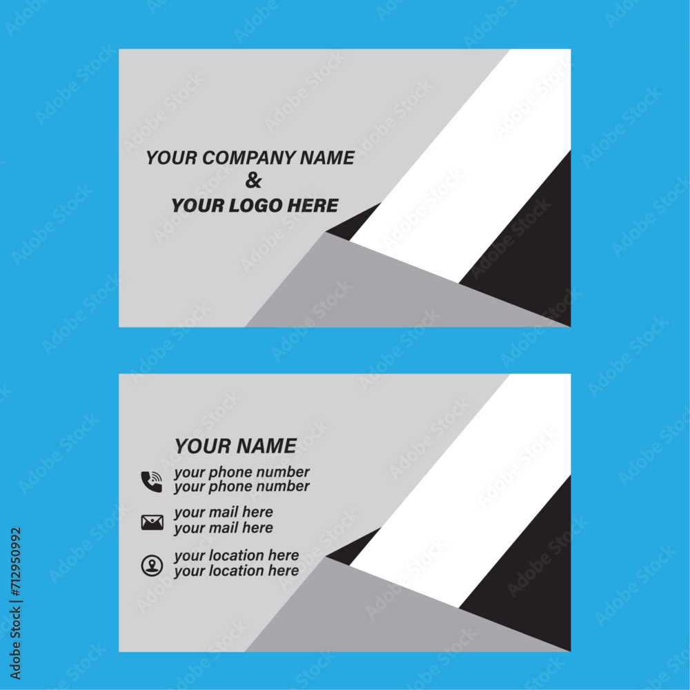 Minimalist , modern, unique, standard business Card Vector Art, eps, Icons, and Graphics designs  free download for your company and your self.