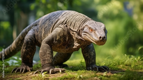 Komodo Dragon in Natural Habitat