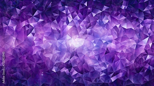 Background with purple triangles arranged in a diamond pattern with a kaleidoscope effect and color gradient