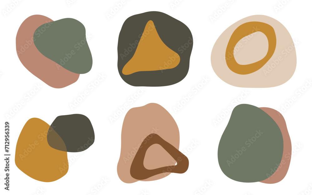 Abstract shapes vector clipart. Abstract shapes vector clipart.