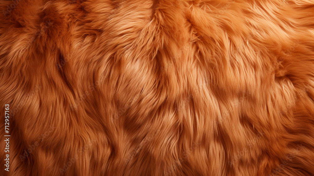 Brown sheepskin background Brown sheepskin background