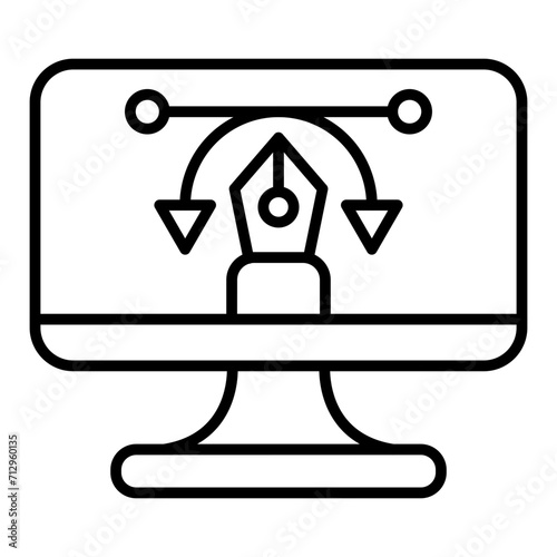   Millennial Creative line icon