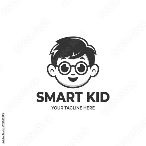 Smart kid logo  this logo is perfect for logos for children s tutoring services and the like