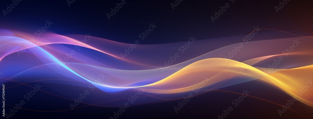 abstract blue and orange wave background, in the style of digital neon abstract blue and orange wave background, in the style of digital neon