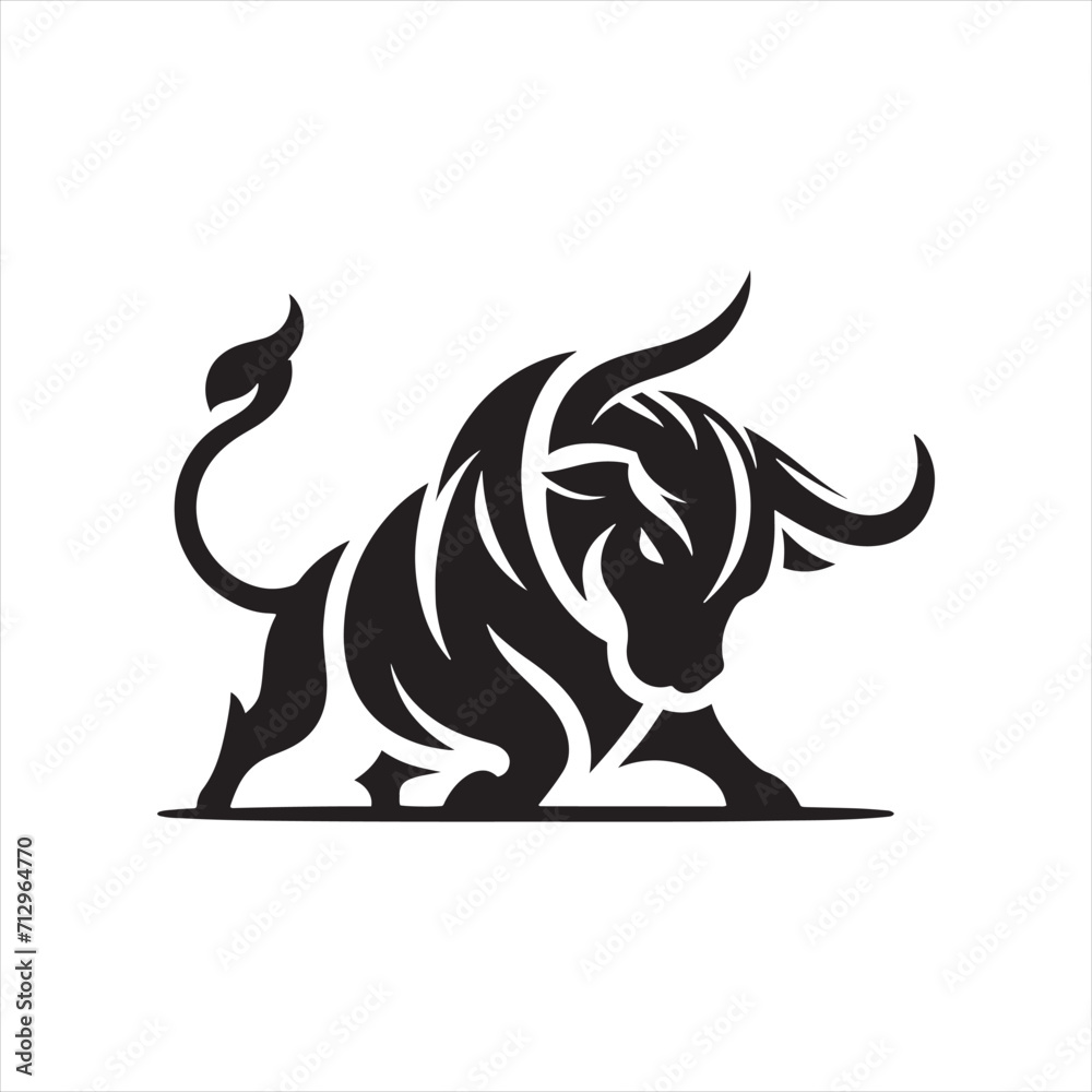 Fuming Dominance: Angry Bull Silhouette Set Displaying the Overpowering Dominance of a Wrathful Creature - Angry Ox Silhouette - Bull Vector
Fuming Dominance: Angry Bull Silhouette Set Displaying the Overpowering Dominance of a Wrathful Creature - Angry Ox Silhouette - Bull Vector