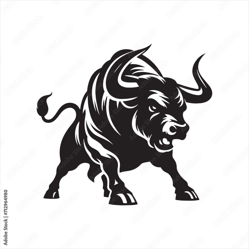 Roaring Rampage: Bull Illustration in a Symphony of Angry Bull Silhouettes in a Furious Onslaught - Bull Illustration - Ox Vector
Roaring Rampage: Bull Illustration in a Symphony of Angry Bull Silhouettes in a Furious Onslaught - Bull Illustration - Ox Vector