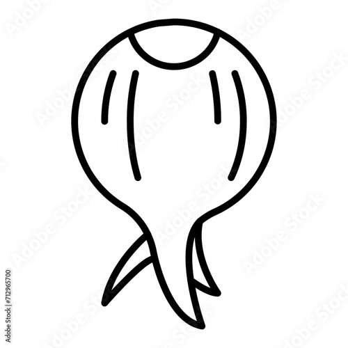   Maca root line icon