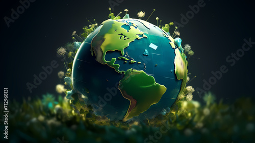 World environment day concept ecology protection environment, environmental protection background © ting