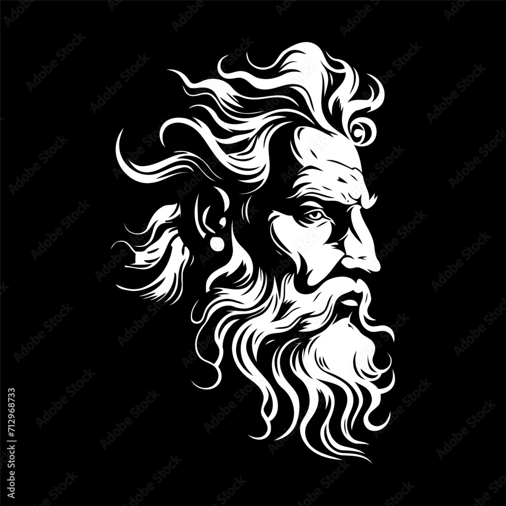 Zeus logo design vector template