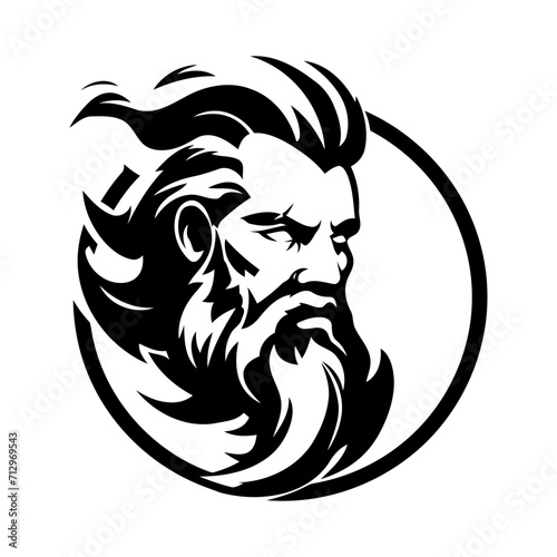 Zeus logo design vector template