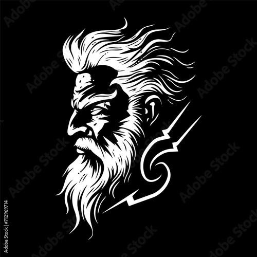 Zeus logo design vector template