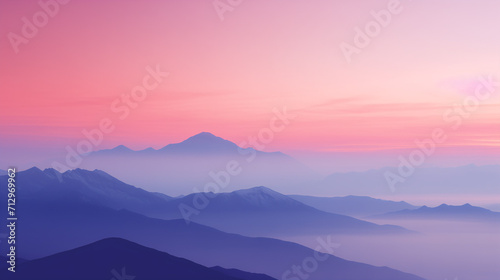 Sunrise in mountains, Himalayan sunrise © santaraas