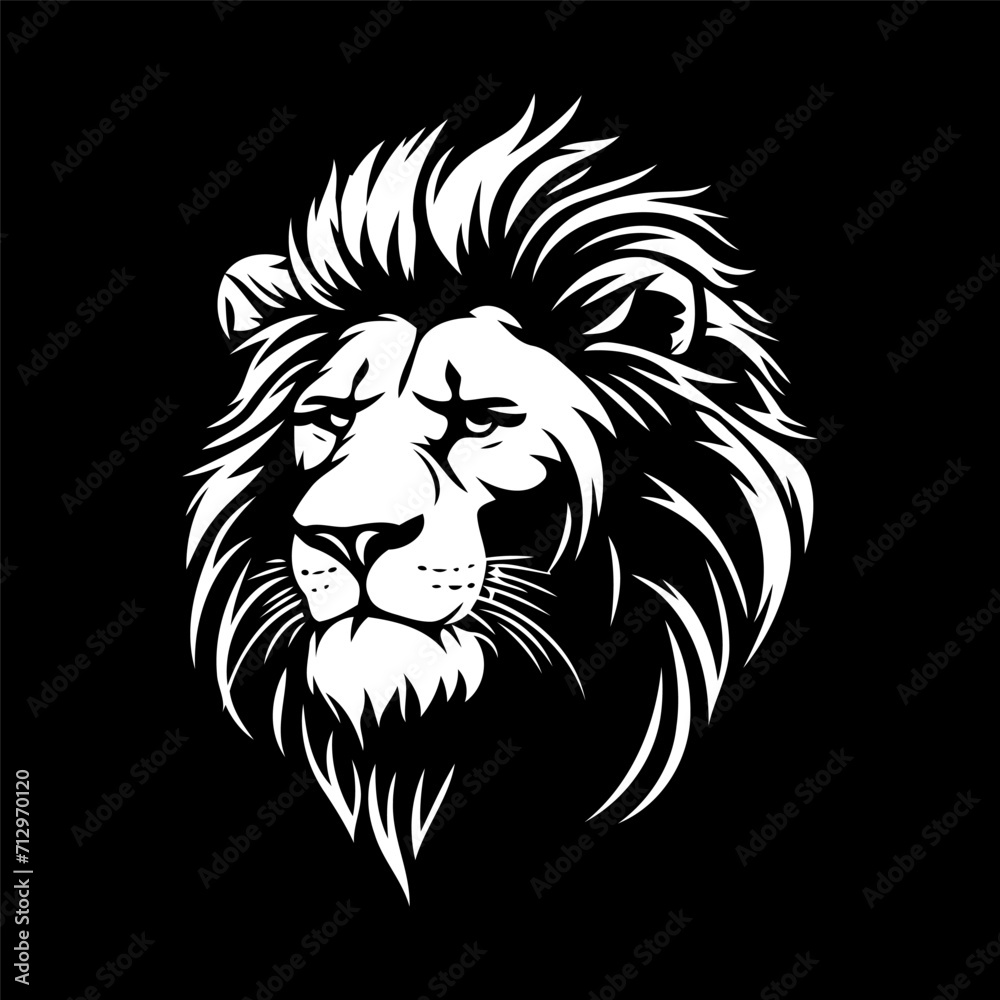 Lion logo design vector template