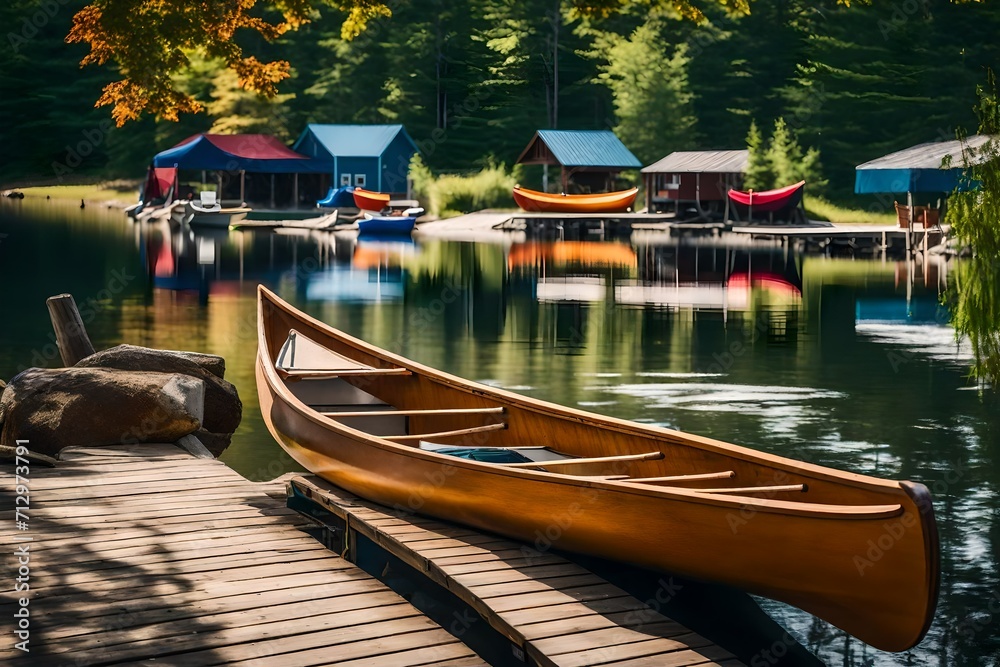 Obraz premium boats on the river
