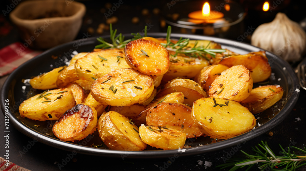 Country-style roasted potatoes