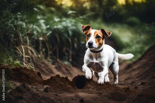 jack russell terrier running