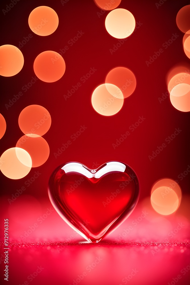 Elixir of love bokeh heart