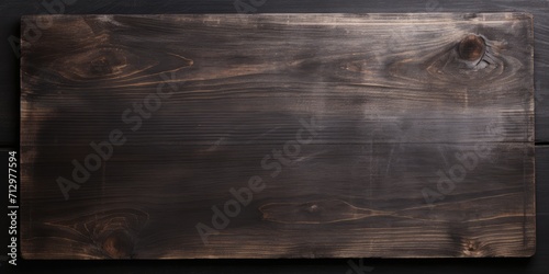 dark background with wooden board mockup photo