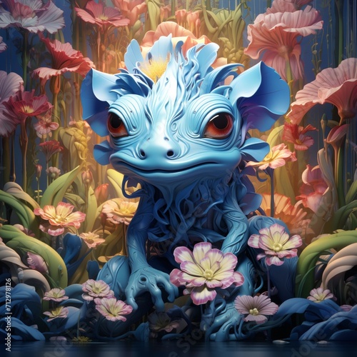 Obraz na płótnie Extremely ultra realistic photorealistic beautiful creations Ai generated art w salonie