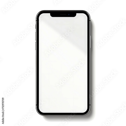 Smartphone similar to iphone xs max with blank white screen for Infographic Global Business Marketing Plan , mockup model similar to iPhonex isolated Background photo