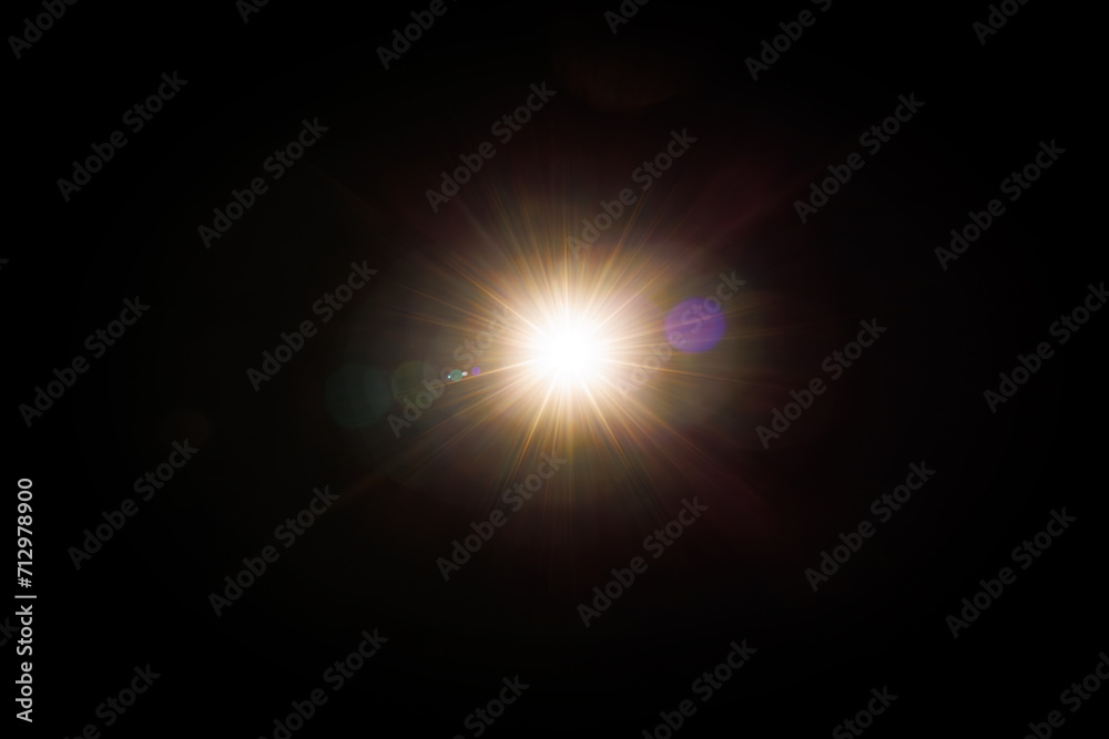 Easy to add lens flare effects for overlay designs or screen blending mode to make high-quality images. Abstract sun burst, digital flare, iridescent glare over black background. Easy to add lens flare effects for overlay designs or screen blending mode to make high-quality images. Abstract sun burst, digital flare, iridescent glare over black background.