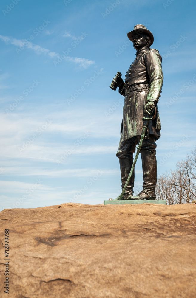 Gettysburg National Military Park, American Civil War Battlefield, in Gettysburg, Pennsylvania