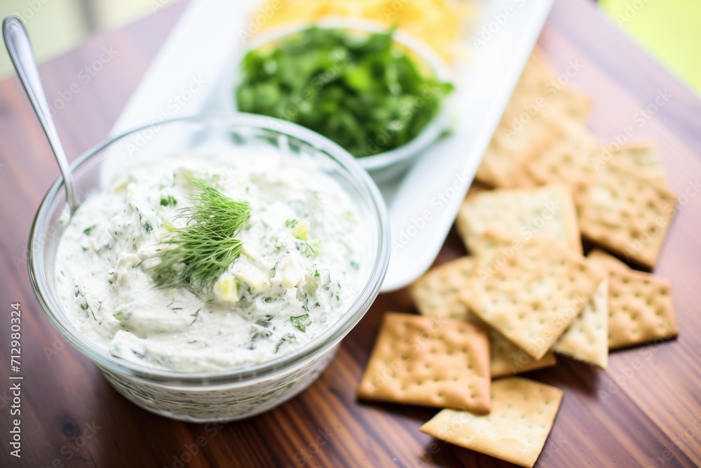 authentic greek tzatziki with pita chips for dipping authentic greek tzatziki with pita chips for dipping