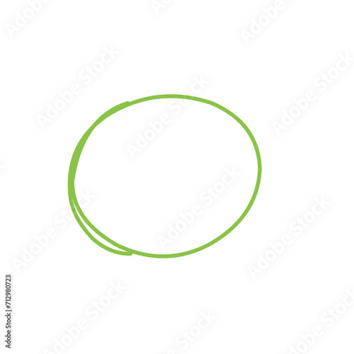 green marker circle