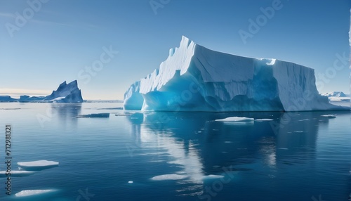 Iceberg drifting in polar regions 