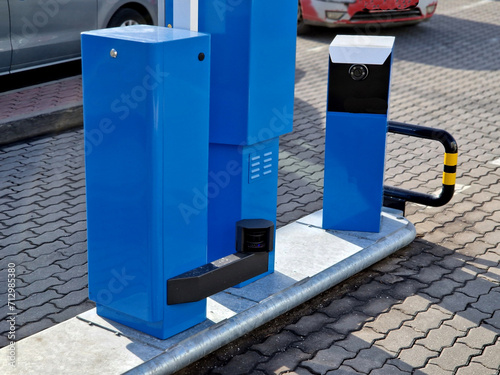 Tablou pe pânză camera system makes it possible to recognize vehicle license plates with high accuracy in real time