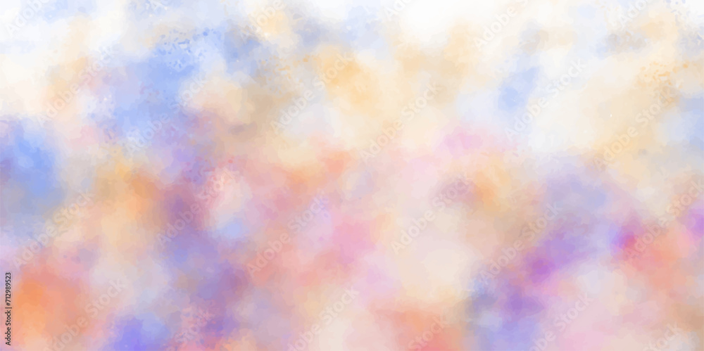 Abstract colorful watercolor background. abstract colorful hand painted and washed watercolor background. Fantasy colorful pastel watercolor background ideas graphic design for web or banner.