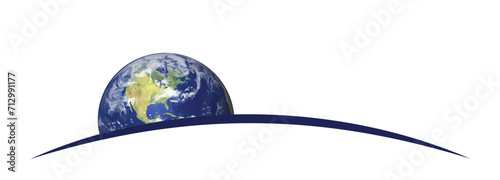 The blue earth globe symbol.